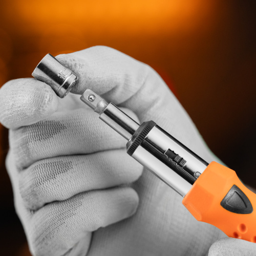 Отвертка реверсивная, биты, головки торцевые, 14 шт, Sparta по ценам производителя в Уфе с доставкой по всей России