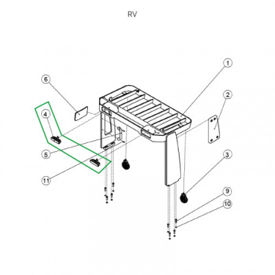 Фара головного света встроенная для ричтрака RV (24V) по ценам производителя в Уфе с доставкой по всей России