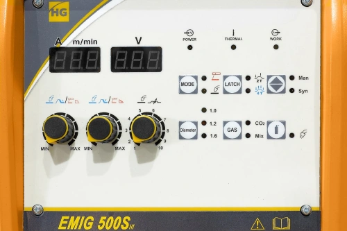 Сварочный полуавтомат HUGONG EMIG 500S III (открытый подающий) по ценам производителя в Уфе с доставкой по всей России