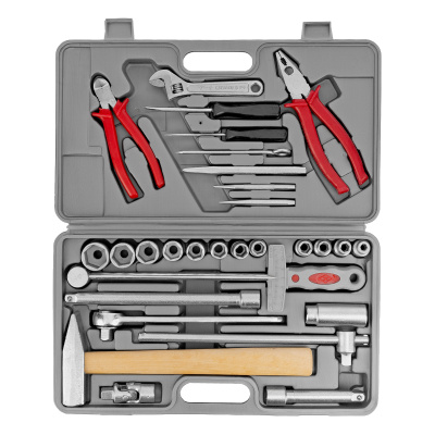 Набор слесарно-шоферского инструмента "Универсал-2", пластиковый бокс (НИЗ) по ценам производителя в Уфе с доставкой по всей России