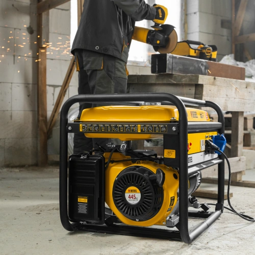 Генератор бензиновый GE 8900, 8.5 кВт, 220 В/50 Гц, 25 л, ручной старт Denzel по ценам производителя в Уфе с доставкой по всей России