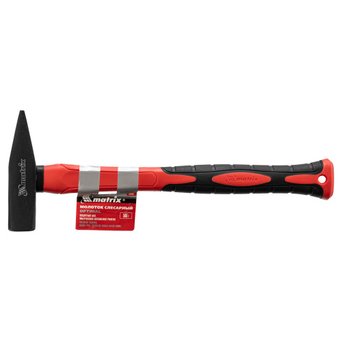 Молоток слесарный optimal, 500 г, фибергласовая обрезиненная рукоятка, квадратный боек Matrix по ценам производителя в Уфе с доставкой по всей России