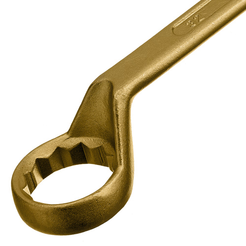 Ключ накидной, 27 х 32 мм, желтый цинк Сибртех по ценам производителя в Уфе с доставкой по всей России