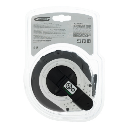 Рулетка геодезическая 10 м х 13 мм, закрытый корпус, металлическая лента, нейлон Gross по ценам производителя в Уфе с доставкой по всей России