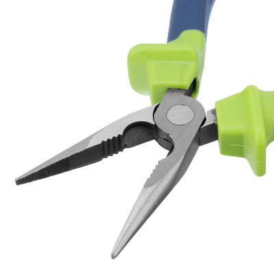 Длинногубцы прямые, 160 мм, двухкомпонентные рукоятки Сибртех по ценам производителя в Уфе с доставкой по всей России