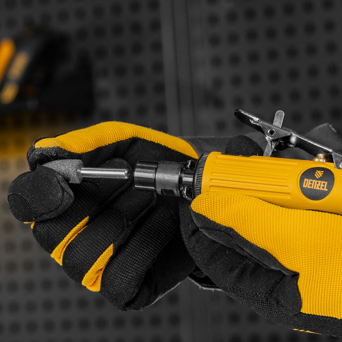 Пневмошлифмашина прямая PGS25000, 25000 об/мин, 10 шлиф. камней, цанга - 3, 6 мм, 113 л/мин Denzel по ценам производителя в Уфе с доставкой по всей России