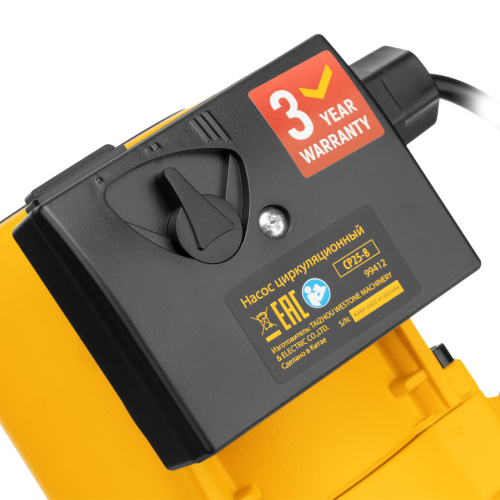 Циркуляционный насос CP25-8, напор 8 м, 130 л/мин, 1 м кабель, монт. длина 180 мм Denzel по ценам производителя в Уфе с доставкой по всей России