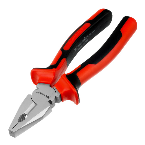 Плоскогубцы Nickel, никелированные 200 мм, двухкомпонентные рукоятки Matrix по ценам производителя в Уфе с доставкой по всей России