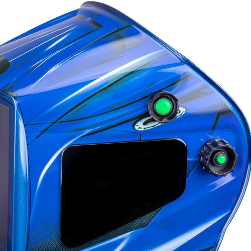 Маска сварщика КОРУНД МЕГА "синяя" (ф-р MEGA LED 2) без коробки по ценам производителя в Уфе с доставкой по всей России