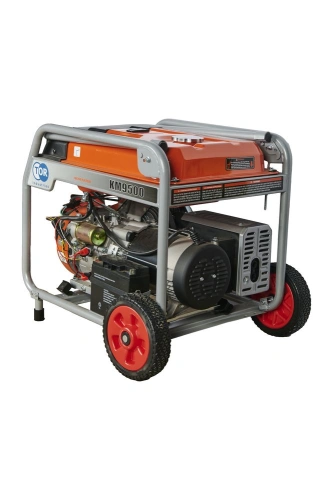 Генератор бензиновый 7,0 кВт 220В 27 л с электростартером и колесами TOR KM9500H по ценам производителя в Уфе с доставкой по всей России