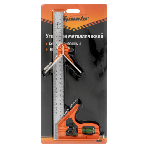 Угольник, 300 мм, металлический, комбинированный Sparta по ценам производителя в Уфе с доставкой по всей России