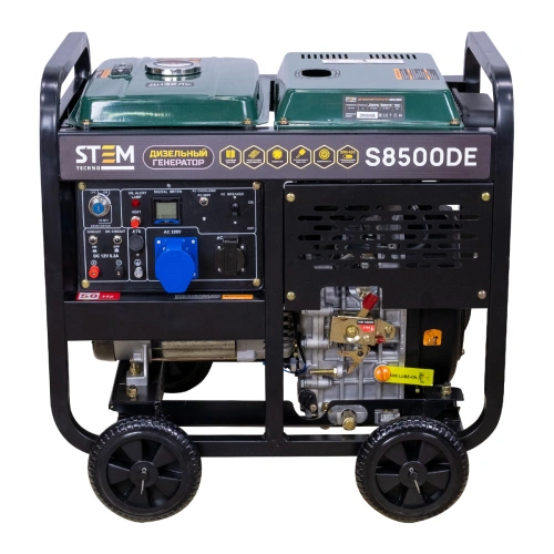 Генератор дизельный STEM Techno S8500DE (8,5кВт, электростартер, дисплей, подогрев, АВР) по ценам производителя в Уфе с доставкой по всей России