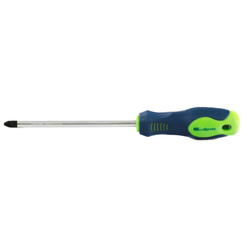 Отвертка, PZ3 х 150 мм, CrV, двухкомпонентная рукоятка Сибртех по ценам производителя в Уфе с доставкой по всей России