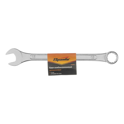 Ключ комбинированный, 12 мм, хромированный Sparta по ценам производителя в Уфе с доставкой по всей России