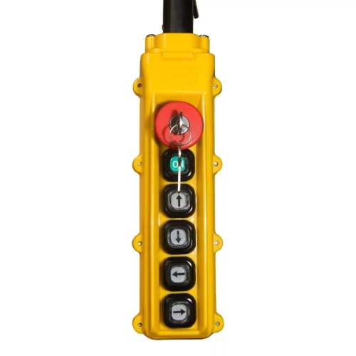 Пульт управления для талей CD (4 кнопки + пуск + аварийный бутон 380в) по ценам производителя в Уфе с доставкой по всей России