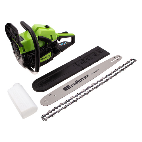 Пила цепная бензиновая БП-5850, 58 см3, шина 50 см, шаг 0.325, паз 1,5 мм, 76 звеньев Сибртех по ценам производителя в Уфе с доставкой по всей России