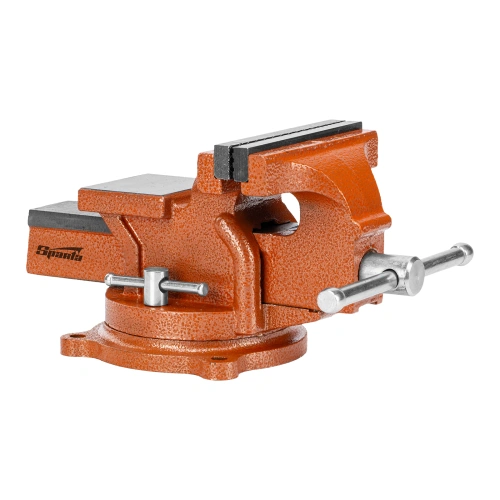 Тиски слесарные, 125 мм, поворотные, с наковальней Sparta по ценам производителя в Уфе с доставкой по всей России