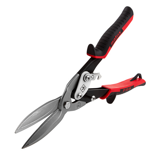 Ножницы по металлу, удлиненные, 290 мм, прямой рез, CrMo, двухкомпонентные обрезиненные рукоятки, PRO Matrix по ценам производителя в Уфе с доставкой по всей России