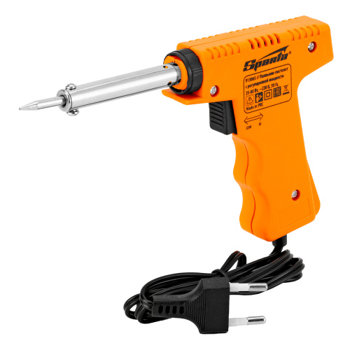 Паяльник-пистолет с регулировкой мощности 25-80 Вт, 220 В Sparta по ценам производителя в Уфе с доставкой по всей России