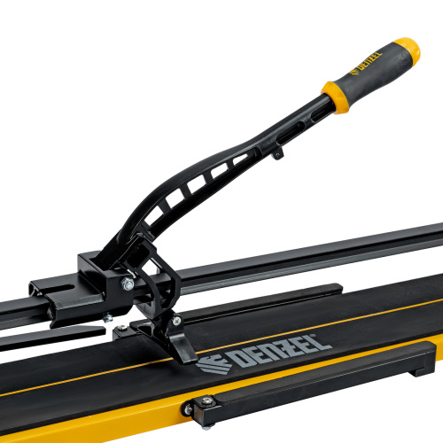 Плиткорез рельсовый 800х16мм, каретка на подш., стальная станина, усил. рукоятка-пенал Denzel по ценам производителя в Уфе с доставкой по всей России