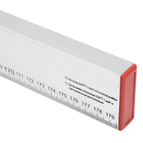 Уровень алюминиевый, 1800 мм, 2 глазка, линейка Sparta по ценам производителя в Уфе с доставкой по всей России