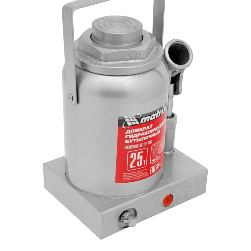 Домкрат гидравлический бутылочный, 25 т, высота подъема 230-360 мм Matrix купить в Москве с доставкой по всей России | ProtosMarket.ru