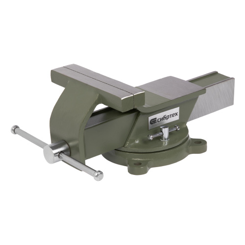 Тиски слесарные, 150 мм, стальные, поворотные Сибртех по ценам производителя в Уфе с доставкой по всей России