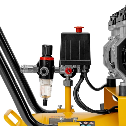 Компрессор безмасляный, малошумный  DLS 2250/100, 2250 Вт, 3x750, 100 л, 410 л/мин блок управления/ Denzel по ценам производителя в Уфе с доставкой по всей России