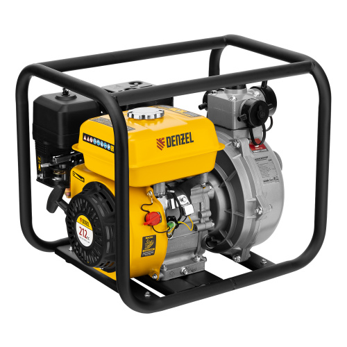 Мотопомпа бензиновая высоконапорная PX-50H, 7 л.с, 2", 600 л/мин, глубина 8 м, напор 65 м Denzel по ценам производителя в Уфе с доставкой по всей России