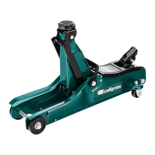 Домкрат гидравлический подкатной, 2 т, 85-330 мм, низкий подхват, в пласт. кейсе Сибртех по ценам производителя в Уфе с доставкой по всей России