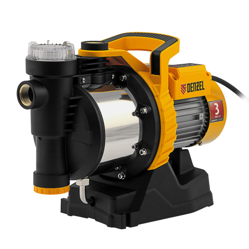Садовый поверхностный насос GP1100SS, 1100 Вт, 4000 л/ч, подъем 45 м, пластик Denzel по ценам производителя в Уфе с доставкой по всей России