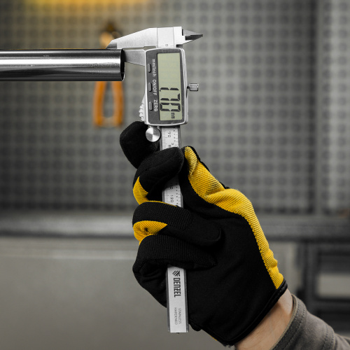 Штангенциркуль, 150 мм, электронный, большой дисплей, с глубиномером Denzel по ценам производителя в Уфе с доставкой по всей России