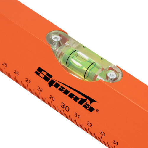 Уровень алюминиевый, 600 мм, 3 глазка, желтый, линейка Sparta по ценам производителя в Уфе с доставкой по всей России