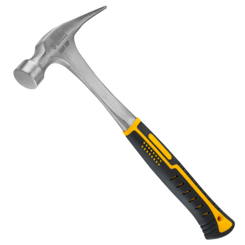 Молоток-гвоздодер 560 г, цельнометаллический, двухкомпонентная рукоятка Denzel по ценам производителя в Уфе с доставкой по всей России