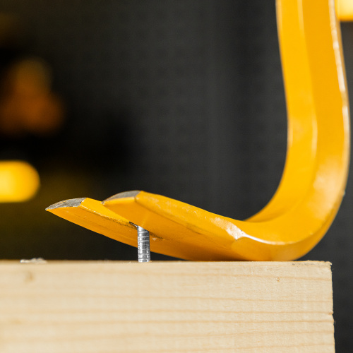 Лом-гвоздодер, 450 мм, шестигранный 16 мм, окрашенный, сталь 65 Denzel по ценам производителя в Уфе с доставкой по всей России