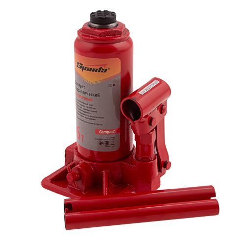 Домкрат гидравлический бутылочный, 6 т, h подъема 180–340 мм Sparta Compact по ценам производителя в Уфе с доставкой по всей России