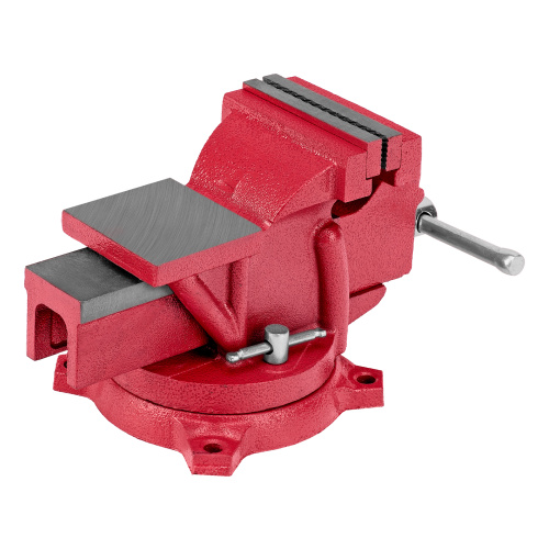 Тиски слесарные, 100 мм, поворотные, с наковальней Matrix по ценам производителя в Уфе с доставкой по всей России