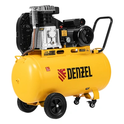 Компрессор воздушный рем. привод BCI 2200/100, 2,2 кВт, 100 литров, 420 л/мин Denzel по ценам производителя в Уфе с доставкой по всей России