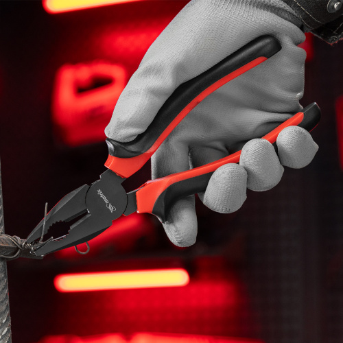 Плоскогубцы комбинированные Black Nickel, 200 мм, двухкомпонентные рукоятки Matrix по ценам производителя в Уфе с доставкой по всей России