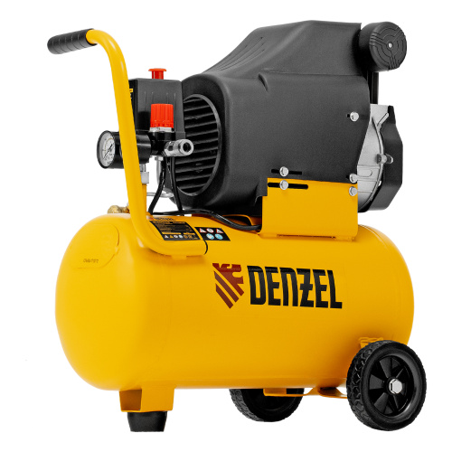 Компрессор воздушный DLC1300/24 безмасляный 1.3 кВт, 24 литра, 206 л/мин Denzel по ценам производителя в Уфе с доставкой по всей России