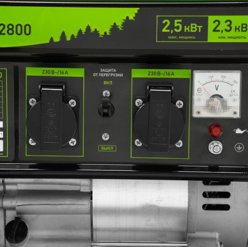 Генератор бензиновый БС-2800, 2.5 кВт, 230В, четырехтактный, 15 л, ручной стартер Сибртех по ценам производителя в Уфе с доставкой по всей России