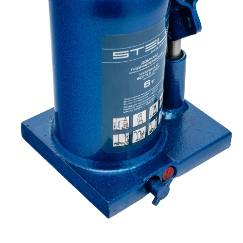 Домкрат гидравлический бутылочный телескопический, 6 т, H подъема 170-420 мм Stels по ценам производителя в Уфе с доставкой по всей России