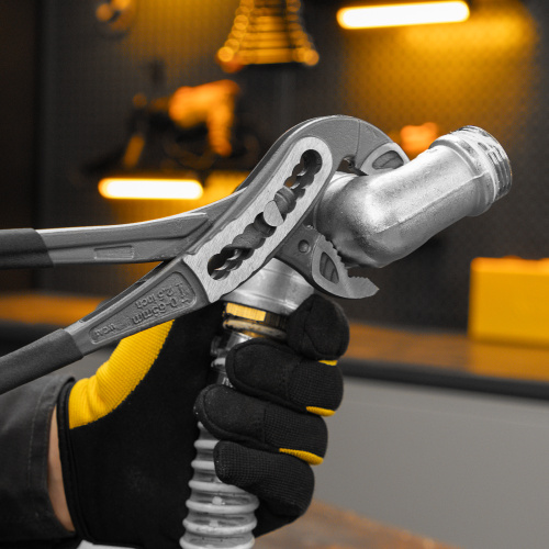 Клещи переставные, обливные рукоятки, 300 мм Denzel по ценам производителя в Уфе с доставкой по всей России