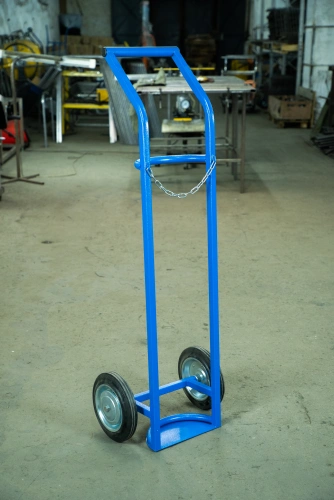 Тележка для газовых баллонов TOR ГБ-1, 1 баллон (литые колеса 250мм) по ценам производителя в Уфе с доставкой по всей России