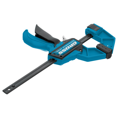 Струбцина реечная, быстрозажимная, пистолетного типа, пошаговый механизм, пластиковый корпус, 150 мм Gross по ценам производителя в Уфе с доставкой по всей России