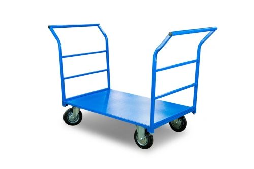 Тележка платформенная TOR ТП-Д (700х1200) с двумя ручками (колеса 200) по ценам производителя в Уфе с доставкой по всей России