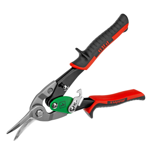 Ножницы по металлу, 250 мм, правый рез, сталь CRMO, двухкомпонентные рукоятки, PRO Matrix по ценам производителя в Уфе с доставкой по всей России