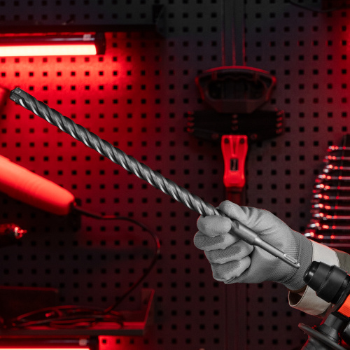 Бур по бетону, 20 x 400 мм, SDS PLUS c крестовой пластиной MATRIX по ценам производителя в Уфе с доставкой по всей России