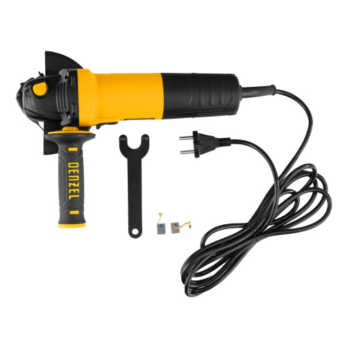 Машина шлифовальная угловая AG125-1100, 1100 Вт, 125 мм, 3000-11000 об/мин Denzel по ценам производителя в Уфе с доставкой по всей России