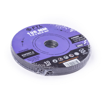 Круг отрезной по металлу FTL Expert II 125 х 1,2 х 22,2 мм A46SBF по ценам производителя в Уфе с доставкой по всей России